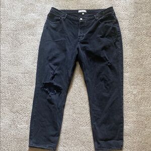 Abercrombie & Fitch Curve Love The Dad High Rise